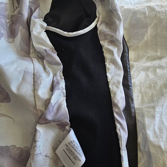 Soia & Kyo Beka Hooded Leather Jacket - 2016 - Black - Sz XS - Picture 8 of 16